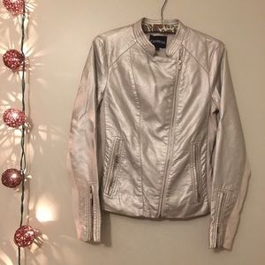 Express faux leather jacket